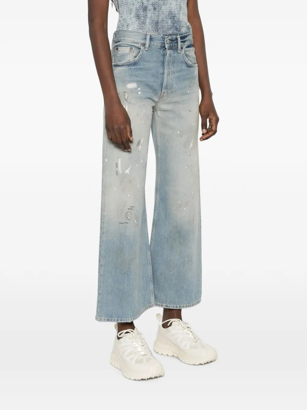 Acne Studios Regular-fit jeans Blauw