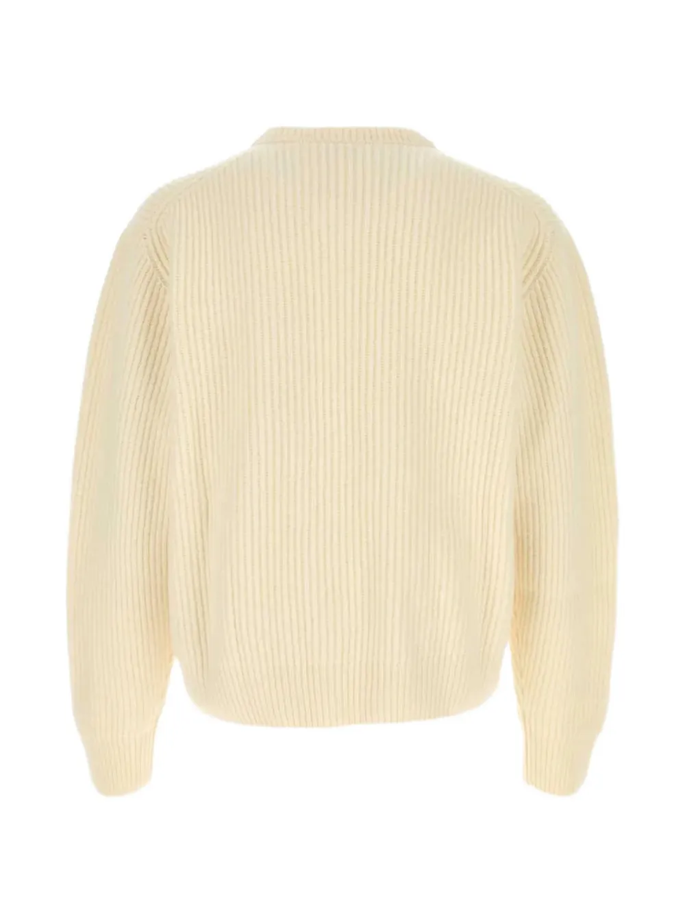 Jil Sander wool crewneck sweater Beige