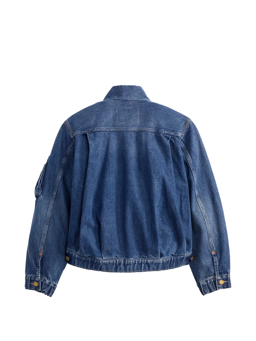 sacai x Levi's panelled denim jacket Blauw