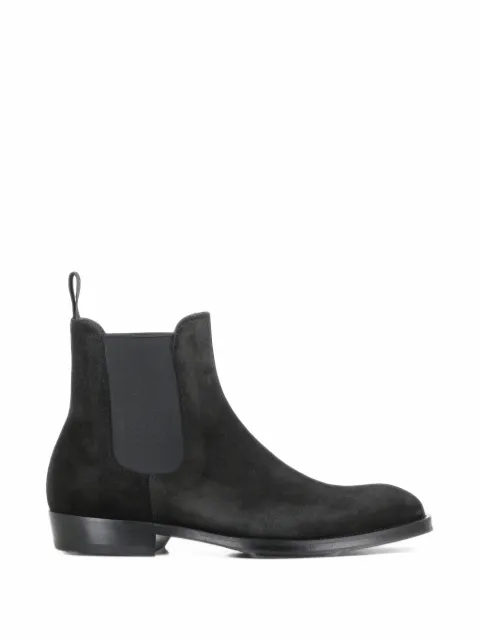 Green George suede Chelsea boots