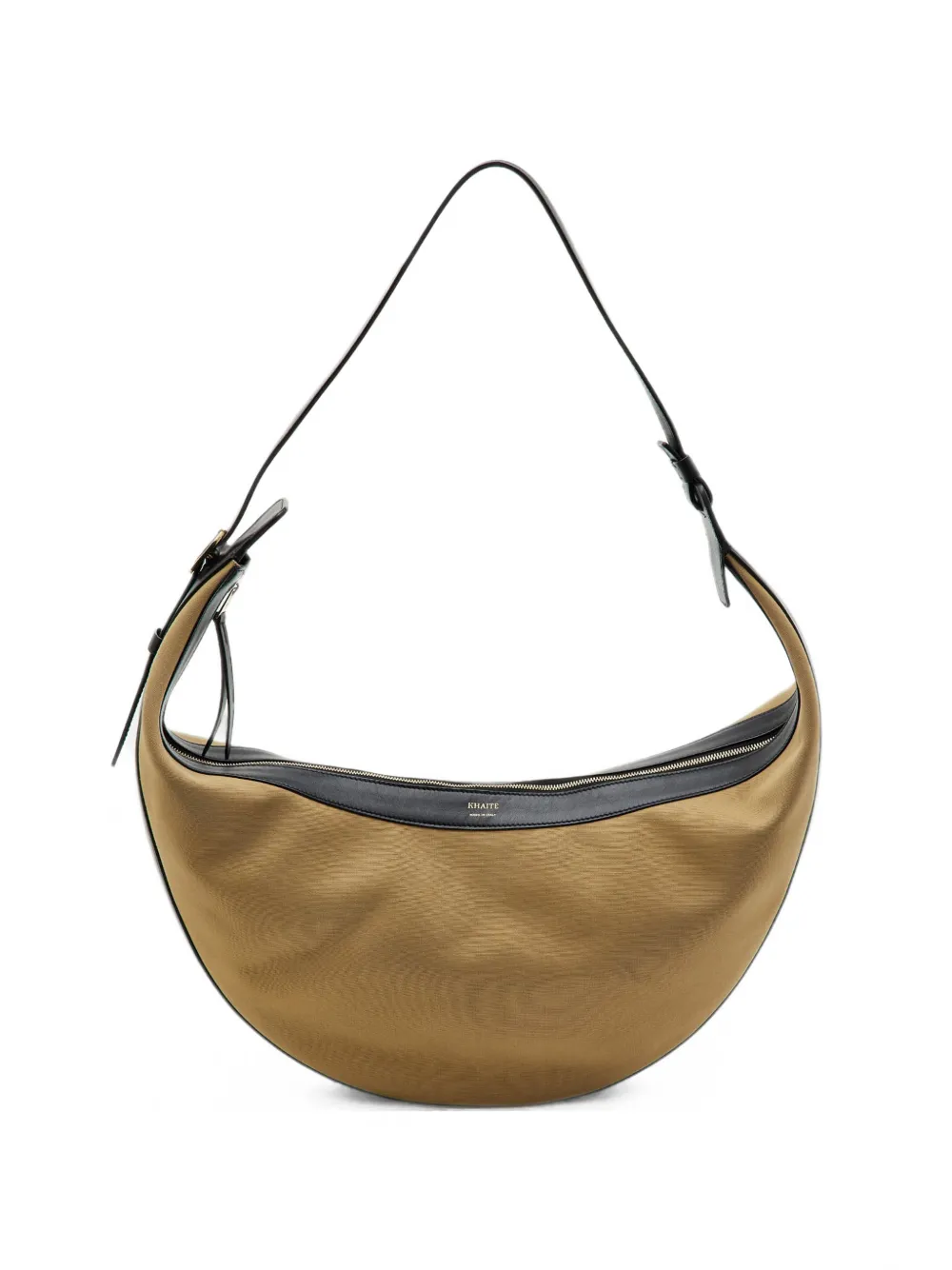 KHAITE Pre-Owned Augustina canvas shoulder bag - Nude