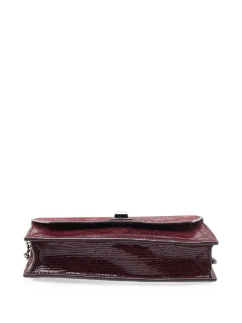 Akris Lizard-effect wallet on chain