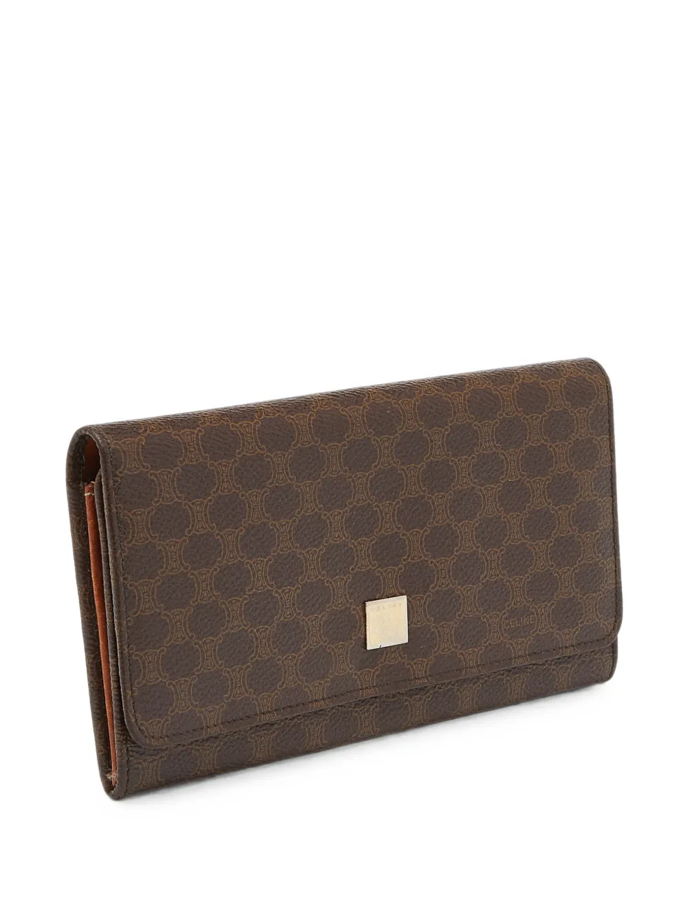 Celine Pre-Owned Macadam continental wallet - Marrone