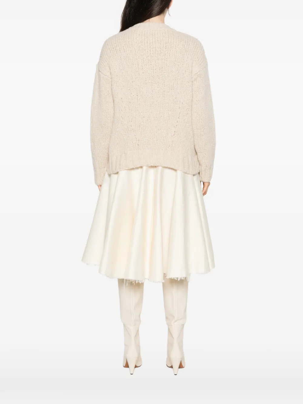 Roberto Collina chunky-knit sweater Beige