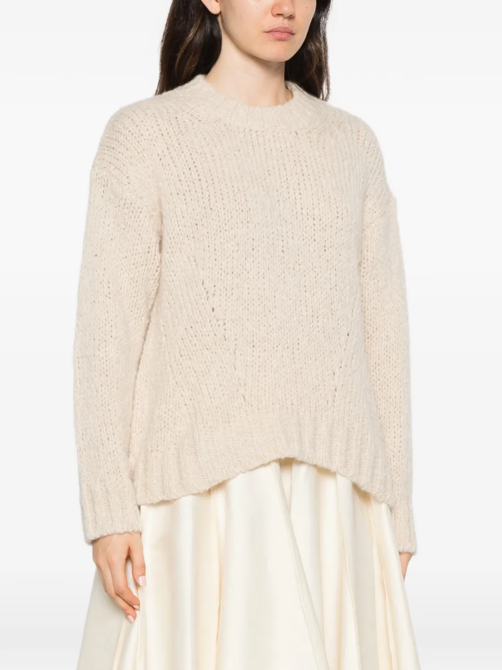Roberto Collina chunky-knit sweater Beige
