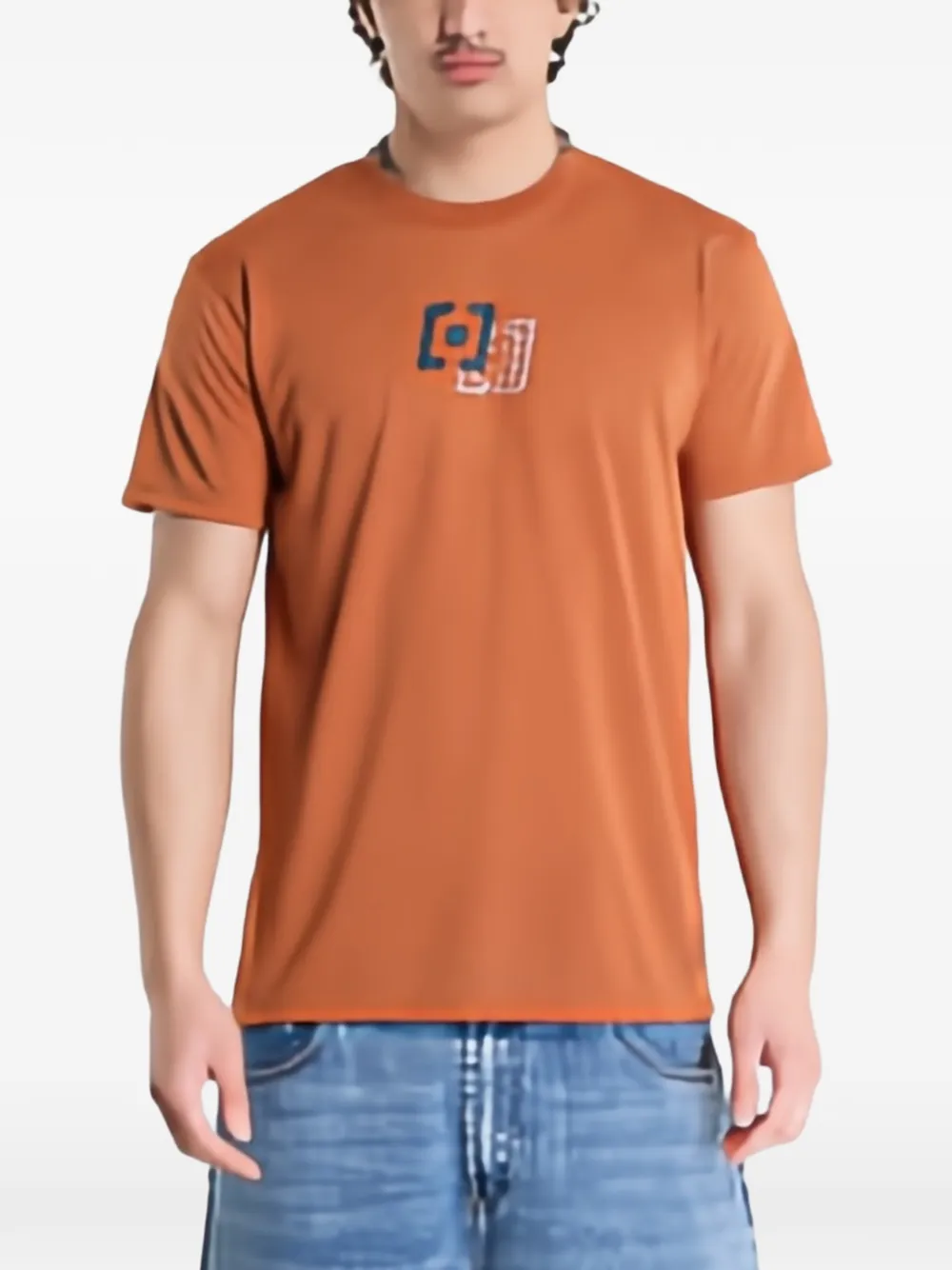 Horsefeathers Fury logo-print T-shirt - Orange