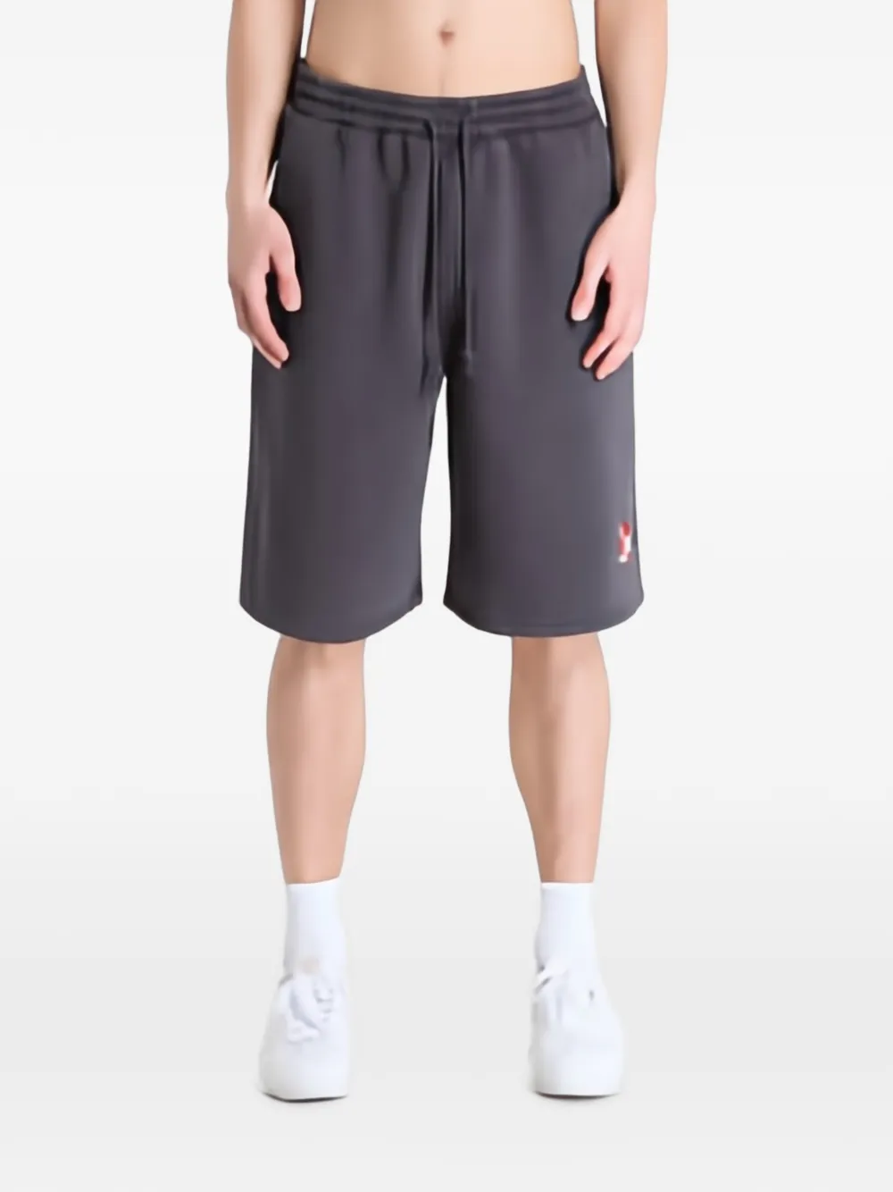 PROSTO Damage Target logo-print drawstring shorts