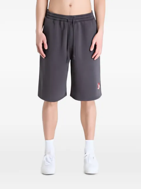 PROSTO Damage Target logo-print drawstring shorts