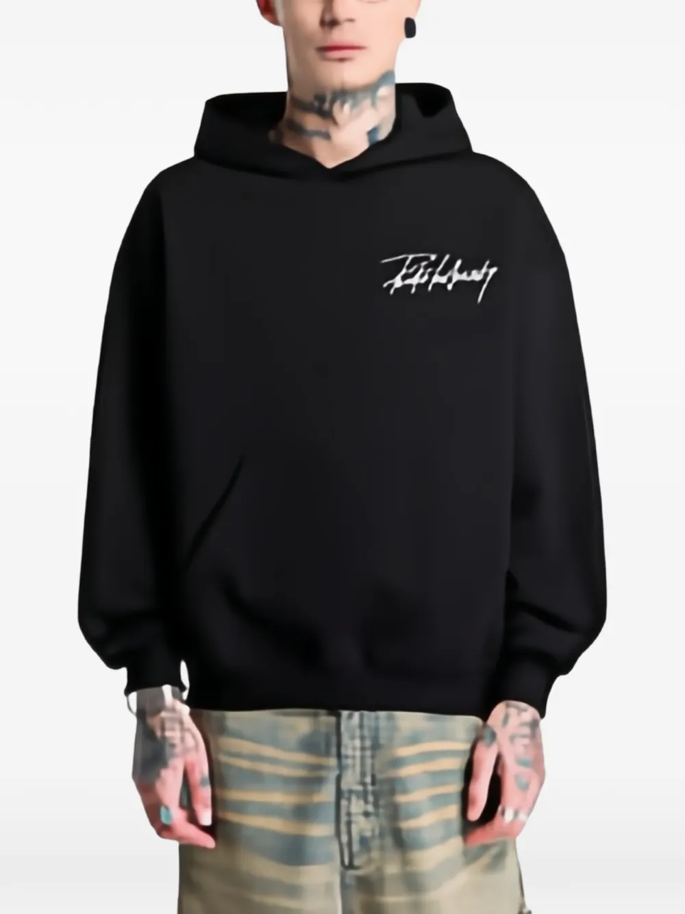 PROSTO Club logo-print hoodie
