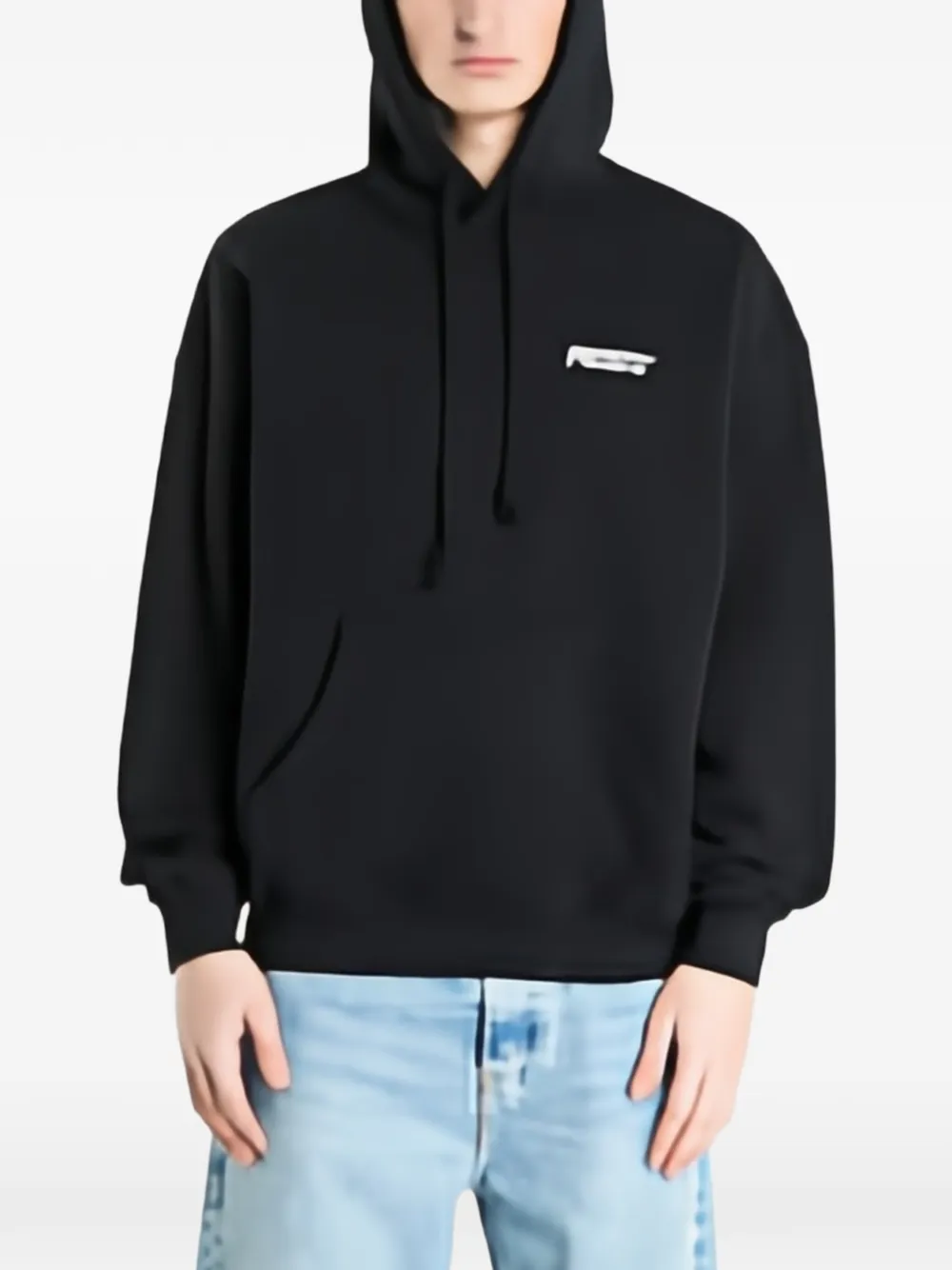 PROSTO Wear The Street logo-print drawstring hoodie