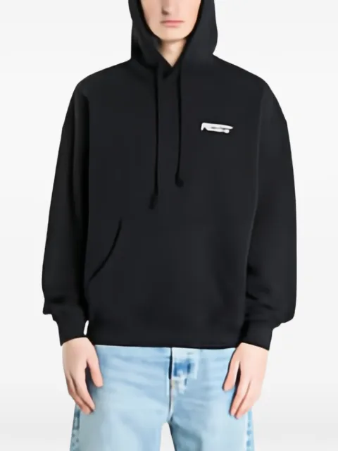 PROSTO Wear The Street logo-print drawstring hoodie