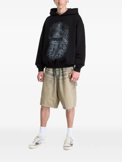 PROSTO Grade logo-print hoodie