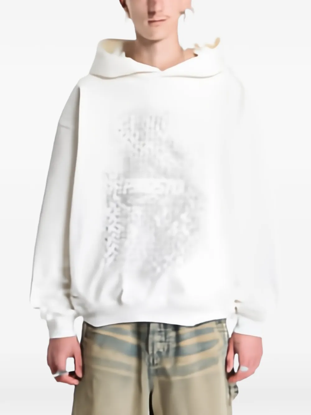 PROSTO Grade logo-print hoodie