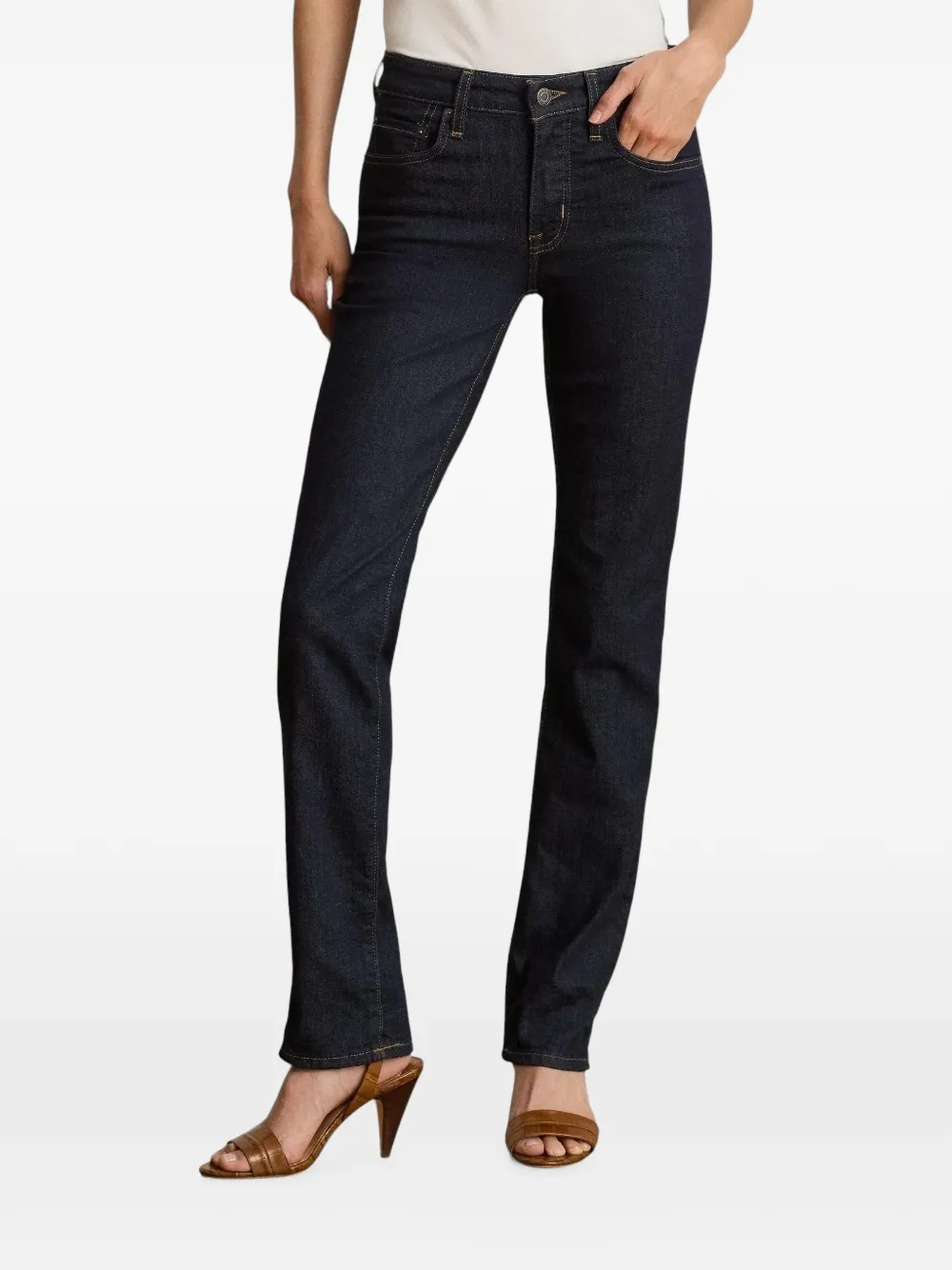 Lauren Ralph Lauren slim-fit jeans Blauw