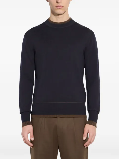 Paolo Pecora layered-detail wool sweater