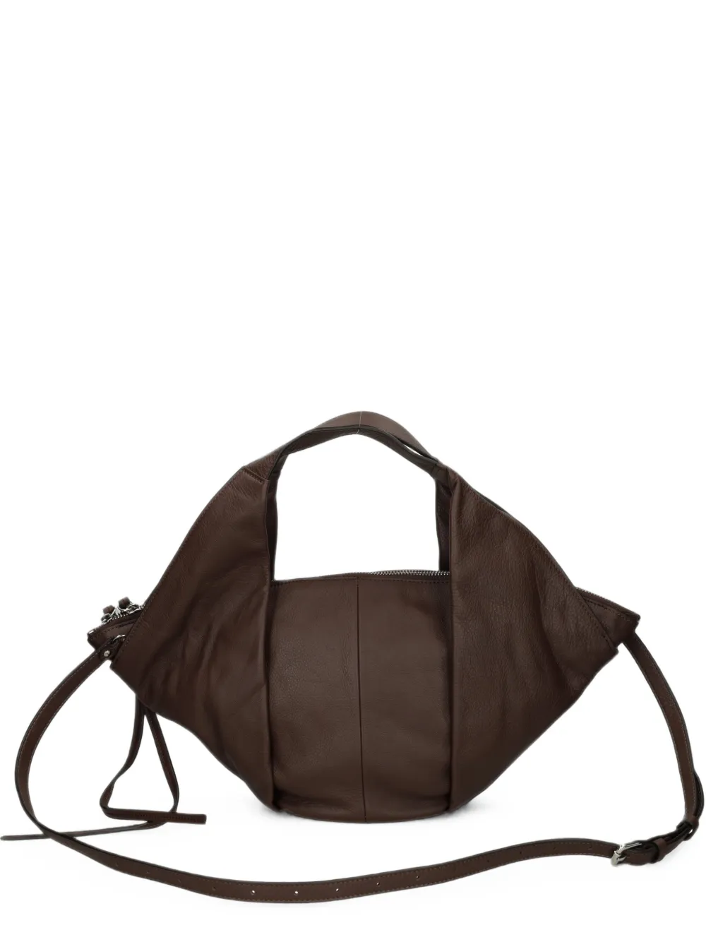 Vic Matie sac cabas en cuir à fini grainé - Marron Vic Matie sac cabas en cuir à fini grainé - Marron