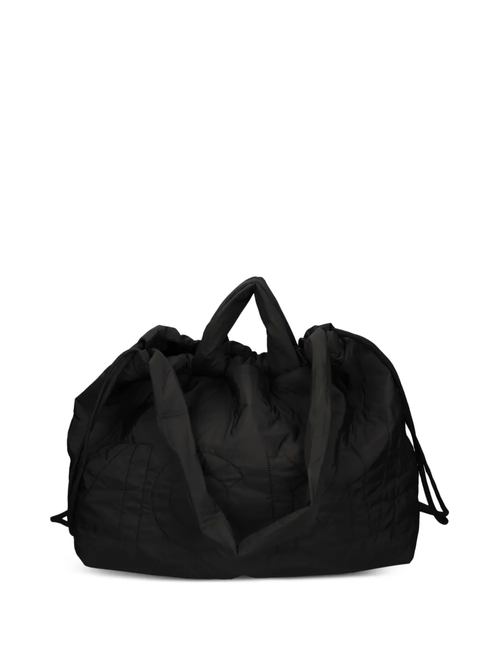 Vic Matie sac cabas matelassé à logo embossé - Noir Vic Matie sac cabas matelassé à logo embossé - Noir