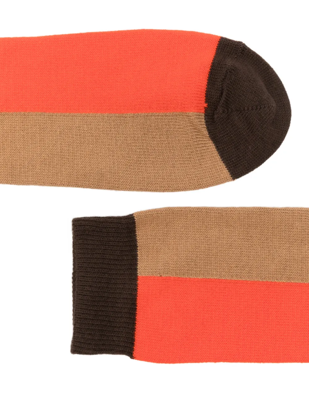 Paul Smith checkerboard socks Oranje