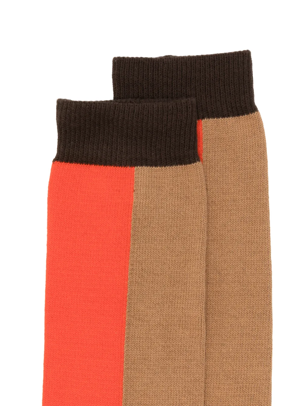 Paul Smith checkerboard socks Oranje