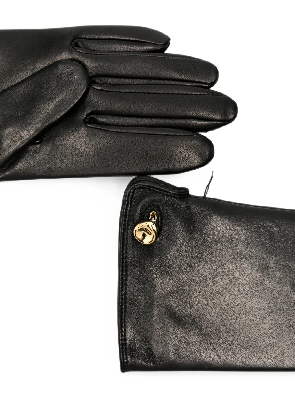 JOSEPH Florie leather gloves Zwart
