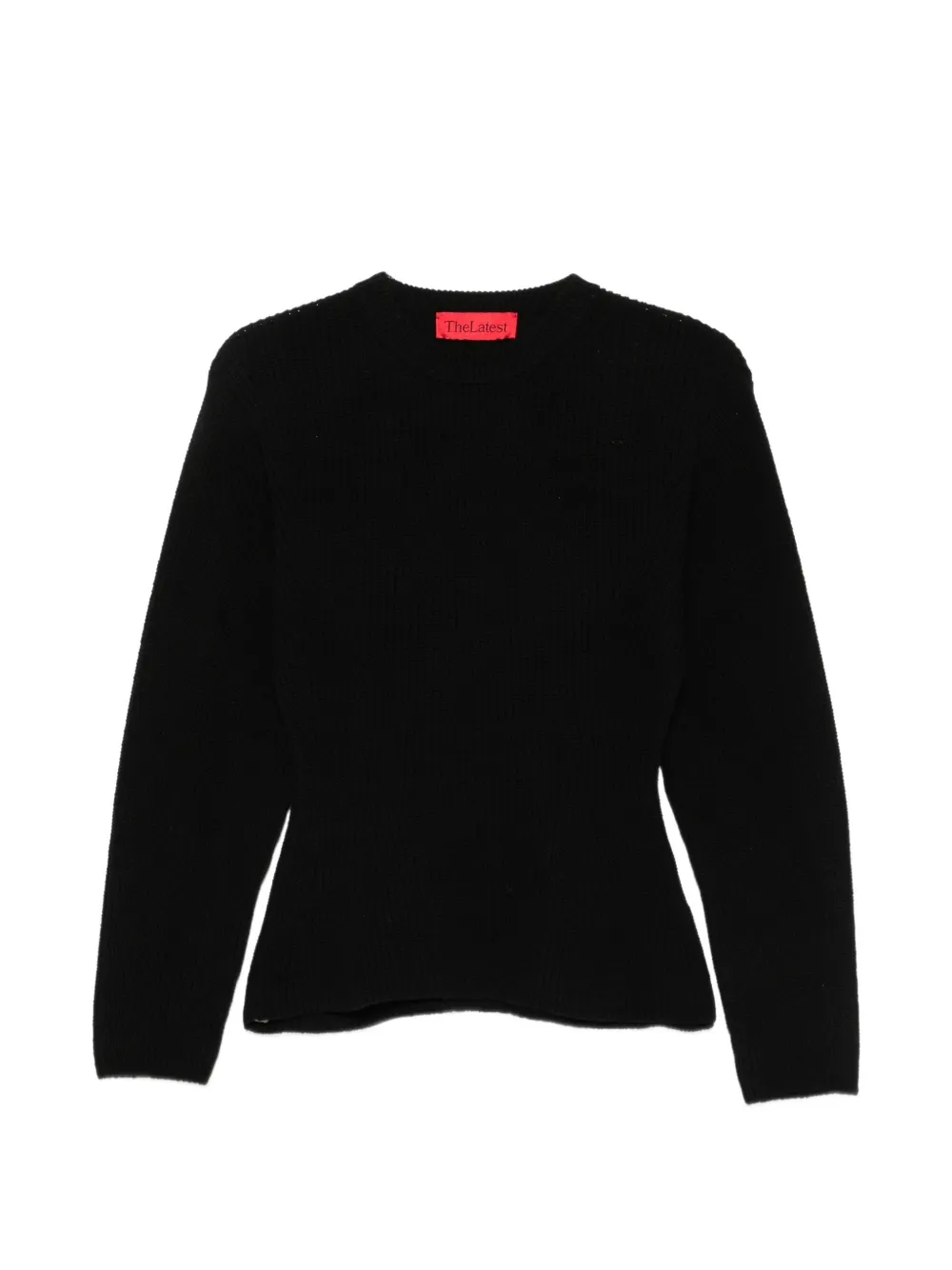 THELATEST Elodie ribbed-knit merino sweater - Nero