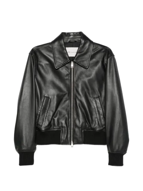 AMI Paris Ami de Coeur leather jacket
