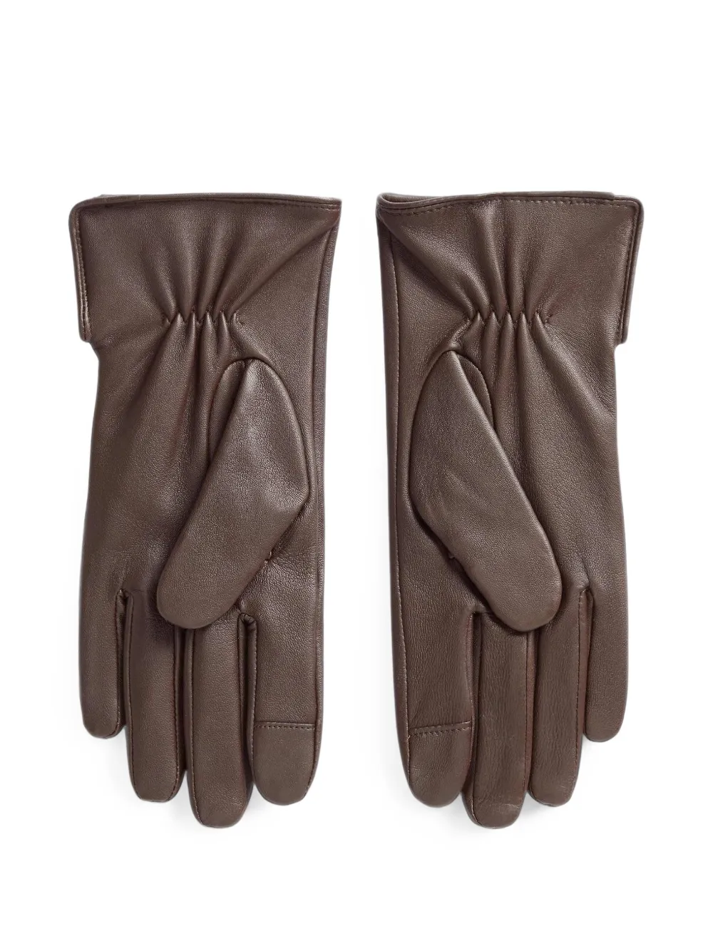 Lauren Ralph Lauren button-detail leather gloves