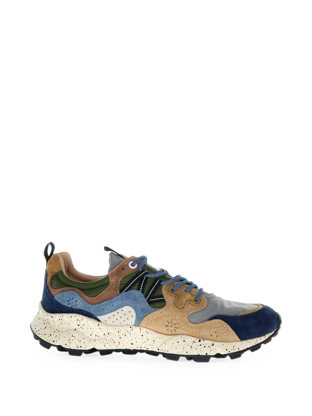 FLOWER MOUNTAIN Yamano 3 suede-panelled sneakers