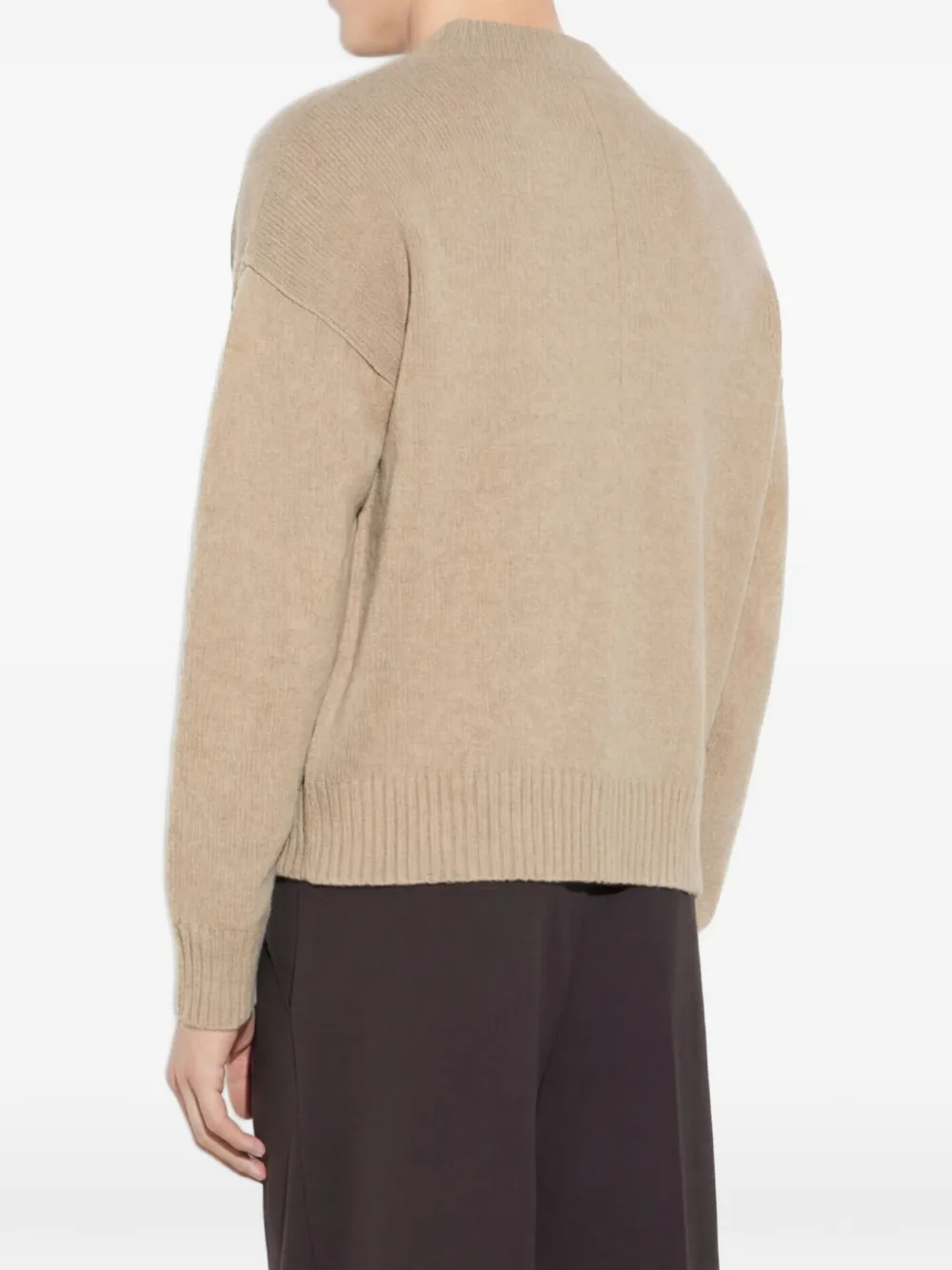 Paolo Pecora Button-up vest met V-hals Beige
