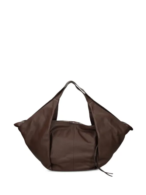 Vic Matie grained leather tote bag