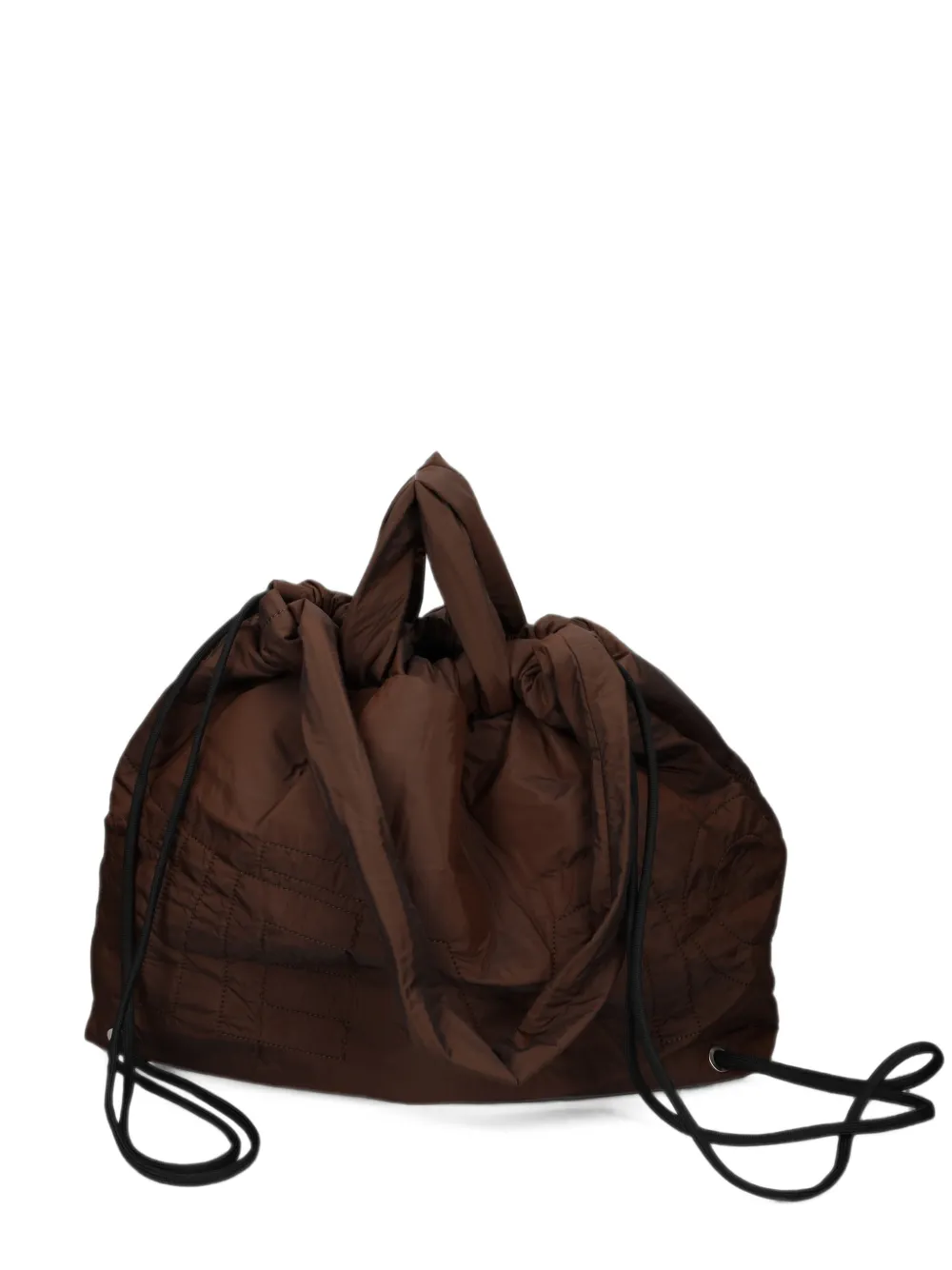 Vic Matie sac cabas matelassé à lien de resserrage - Marron Vic Matie sac cabas matelassé à lien de resserrage - Marron