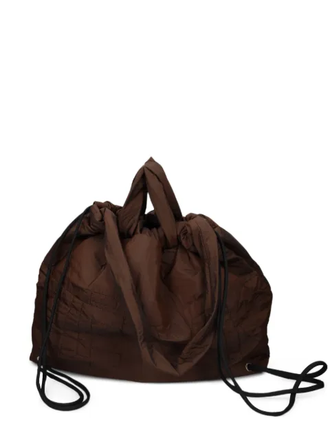 Vic Matie quilted drawstring tote bag