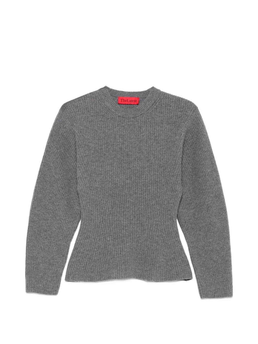 THELATEST Elodie ribbed-knit wool sweater - Grigio