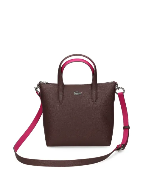 Lacoste logo-plaque tote bag