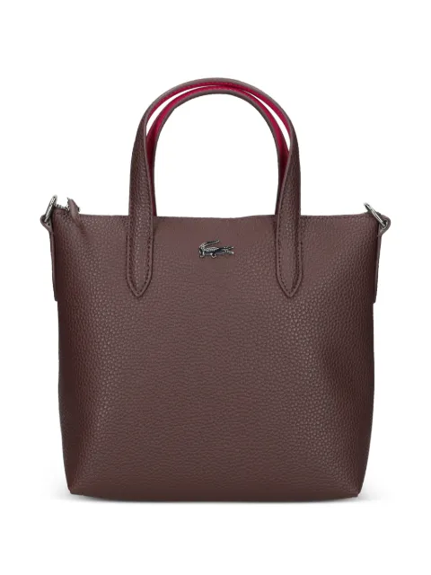 Lacoste tote con placa del logo