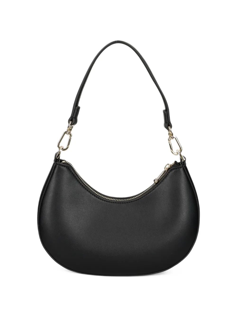 Lacoste logo-plaque shoulder bag Zwart