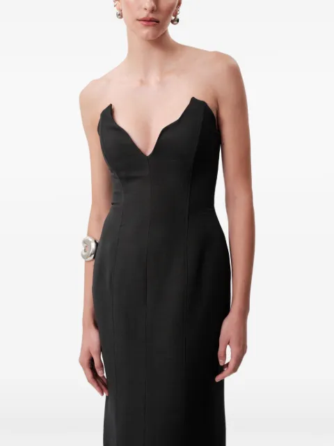 CONCEPTO Sena strapless fitted maxi dress