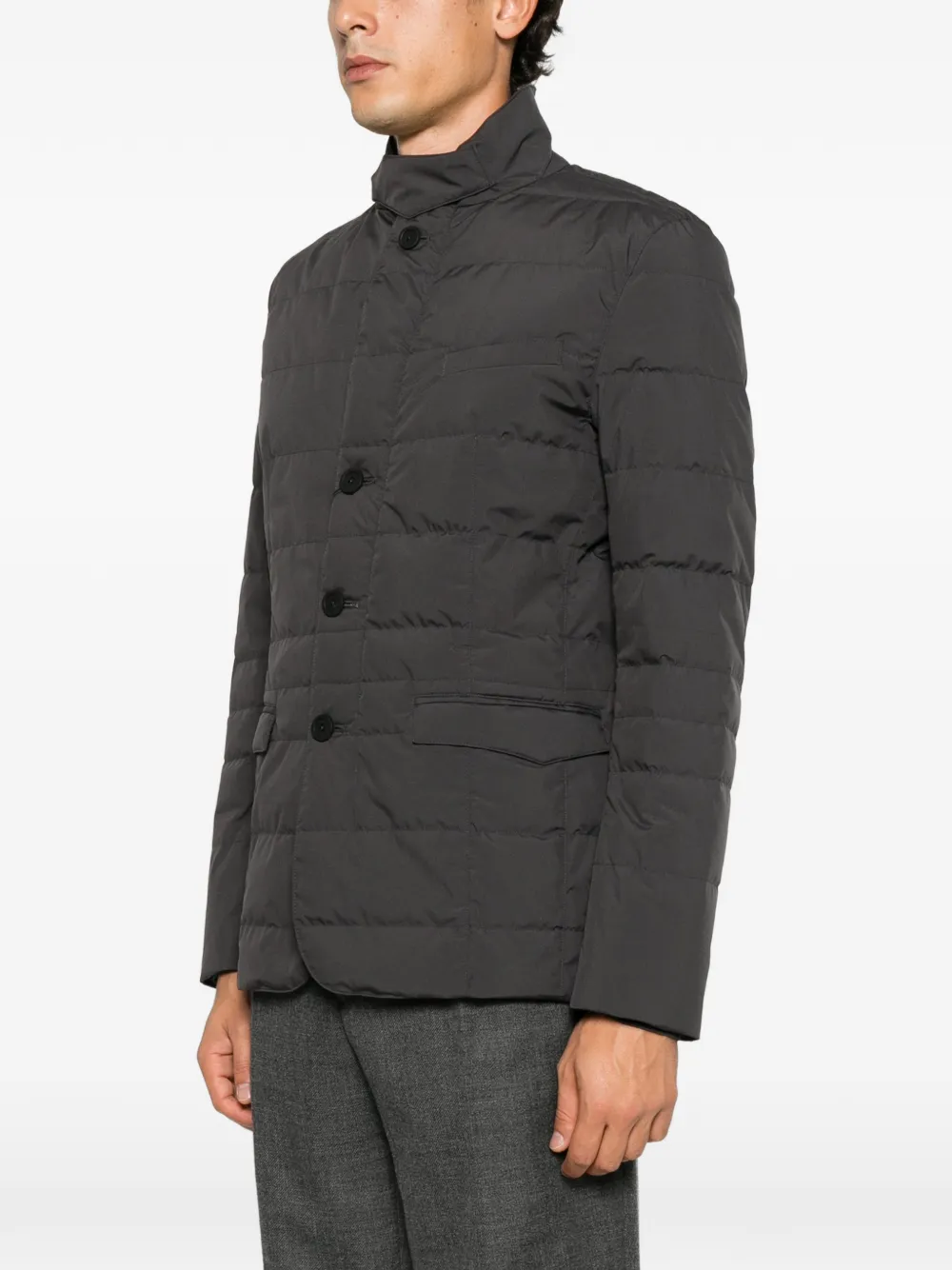 Herno high-neck padded jacket Grijs
