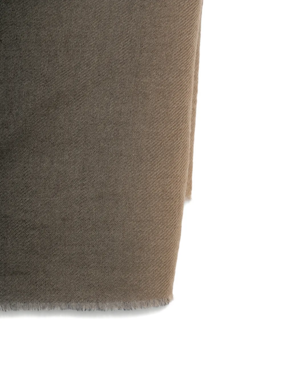 Faliero Sarti ombre frayed-edge scarf Grijs