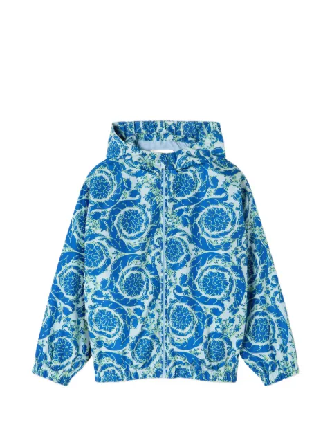 Versace Kids kids printed nylon windbreaker jacket