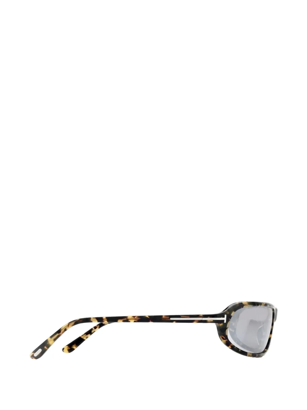 TOM FORD Eyewear Addison zonnebril met rechthoekig montuur Bruin