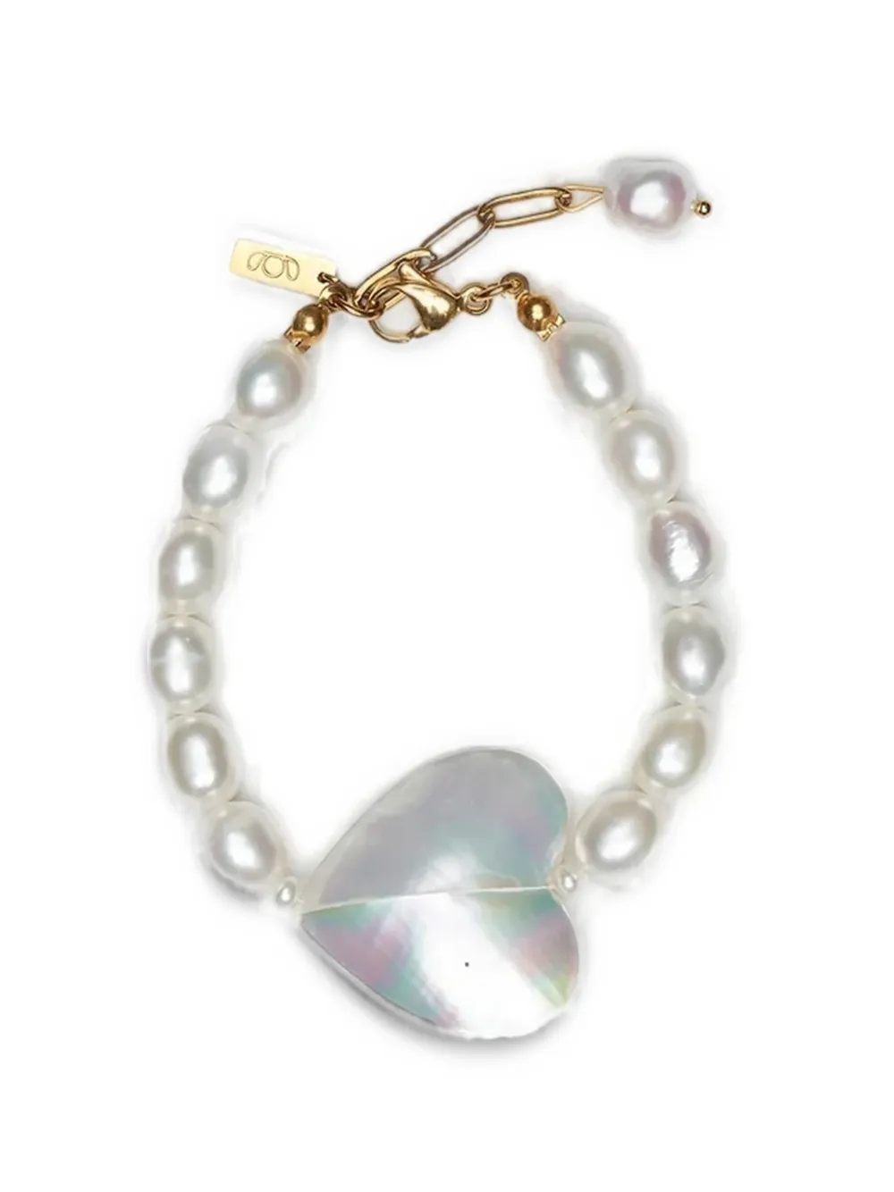 Labelled Jewellery Bracciale Shelly con perle - Bianco