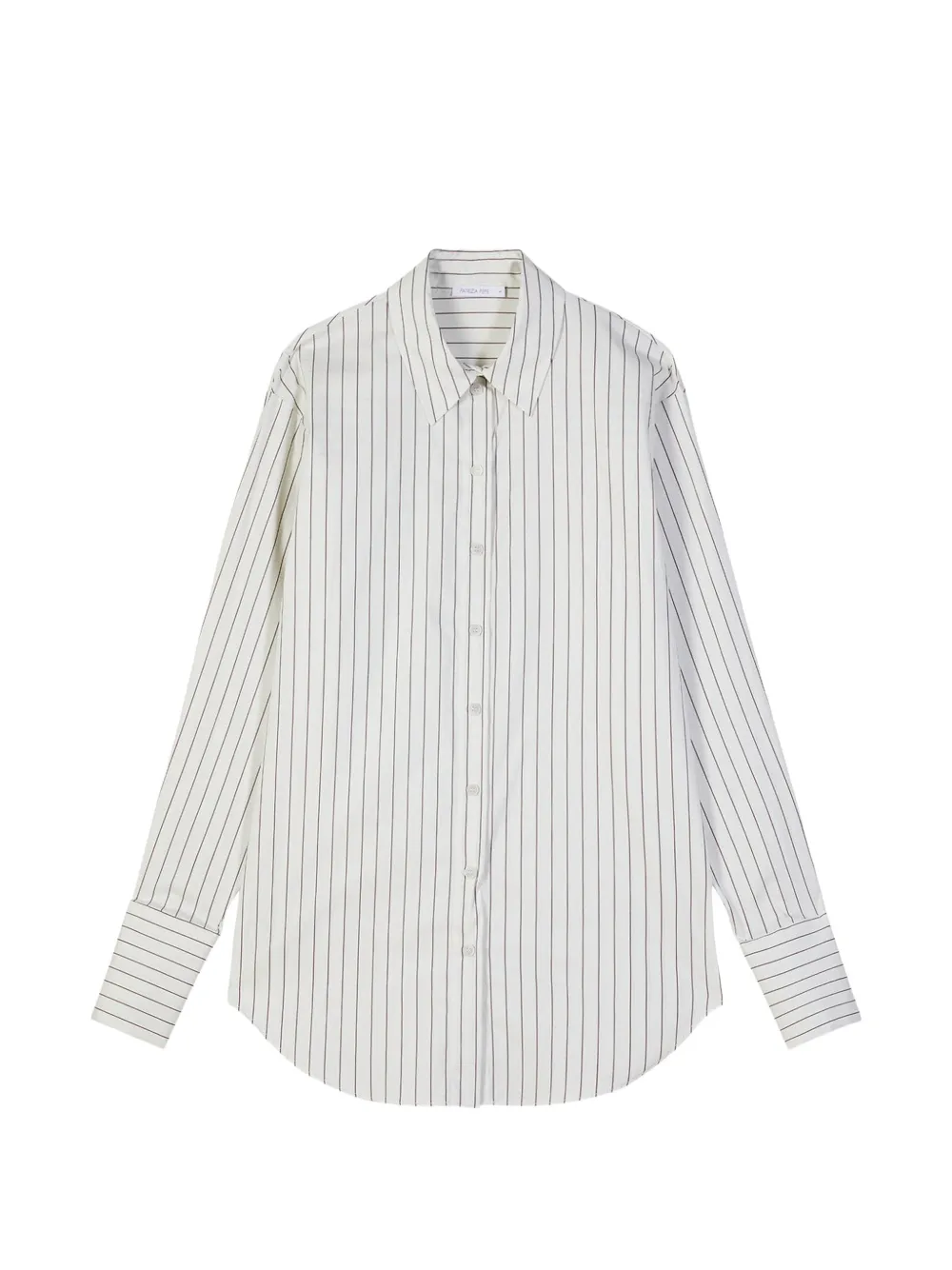 Patrizia Pepe Gestreept katoenen blouse Wit