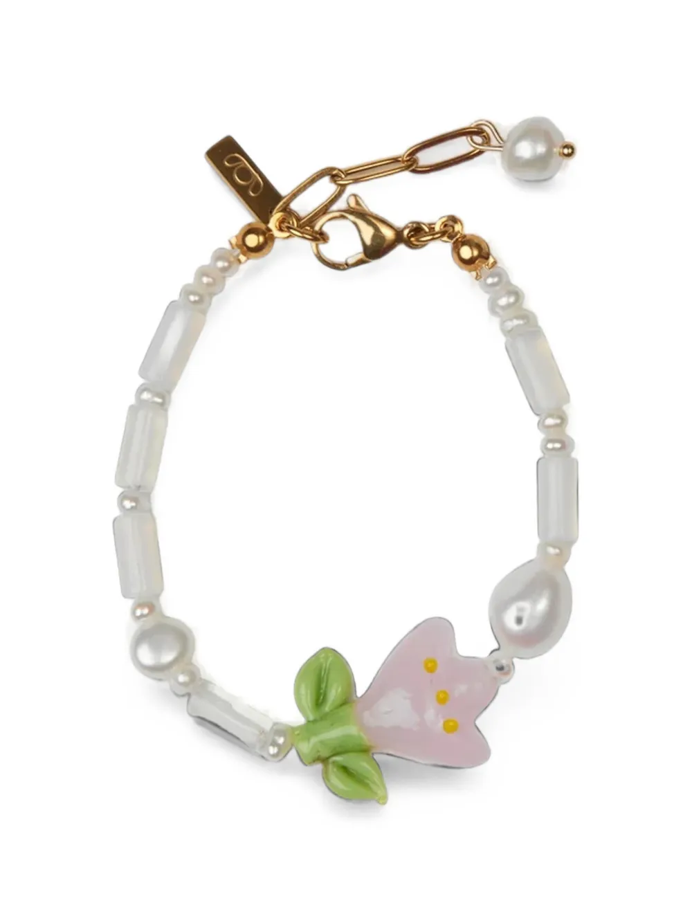 Labelled Jewellery Bracciale Opal Bloom - Bianco
