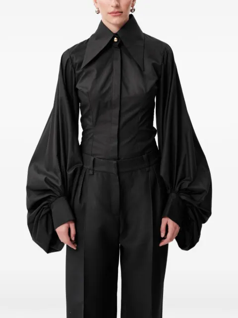 CONCEPTO Temple oversized-sleeve shirt