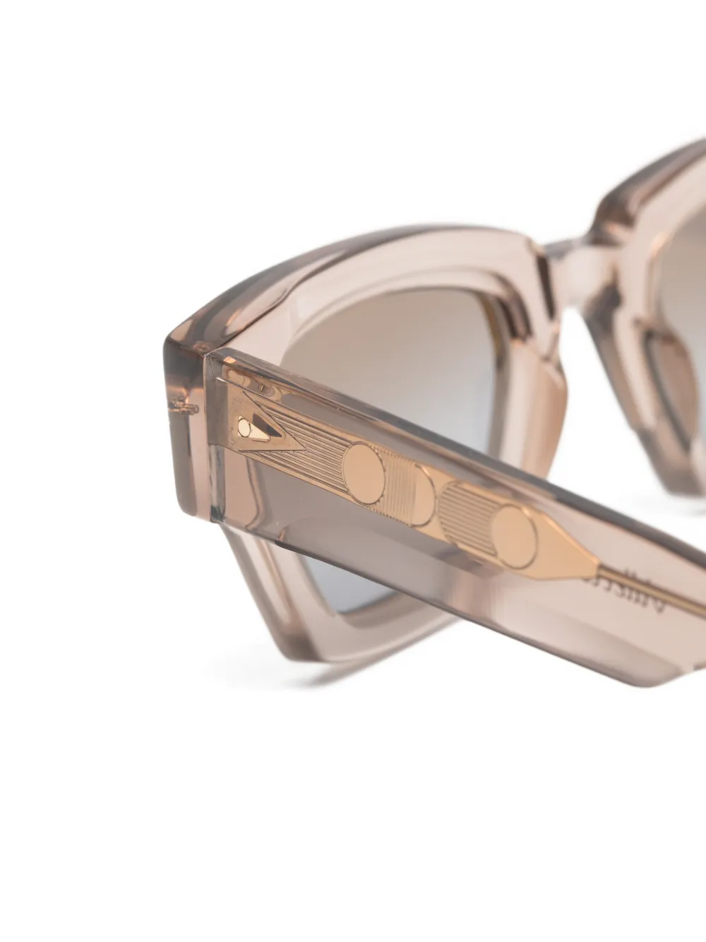 Ahlem Villette geometric-frame sunglasses Bruin