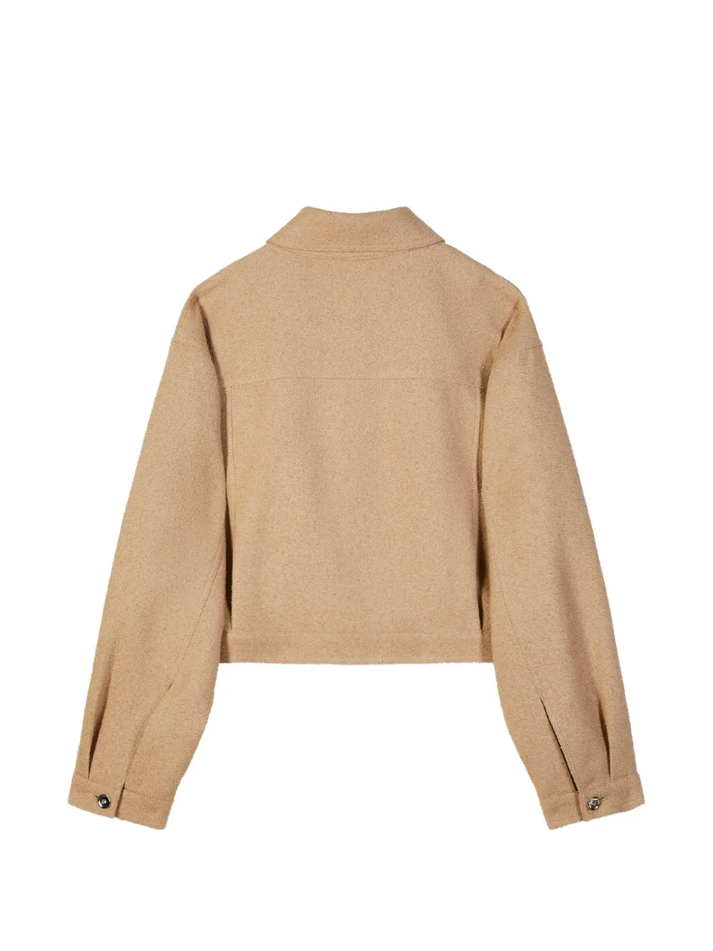 Patrizia Pepe Button-up cropped jack Beige