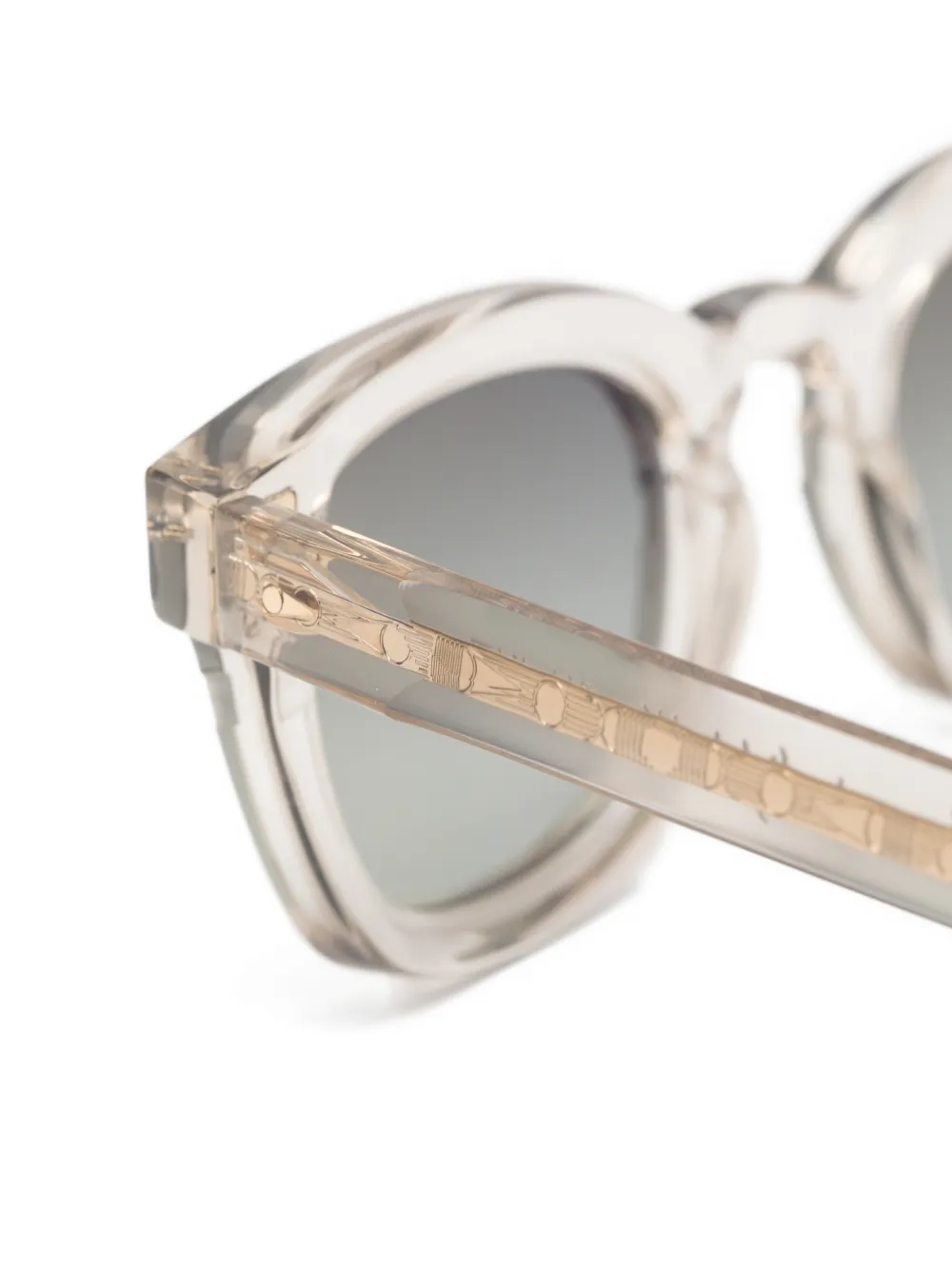 Ahlem Champ de Mars square-frame sunglasses Beige