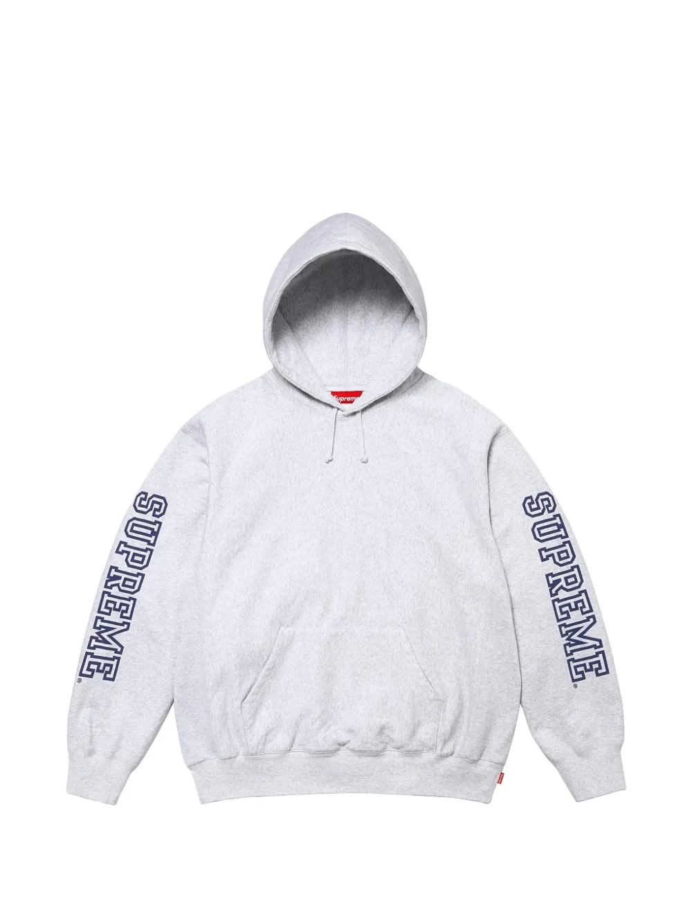 Supreme Collegiate logo-print hoodie - Grey