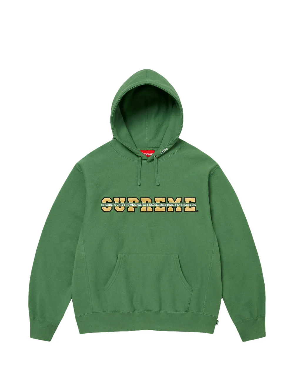 Supreme Collegiate Acronym hoodie - Green